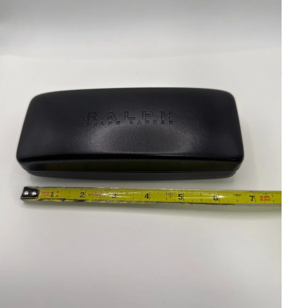 Ralph Ralph Lauren‎ Black Hard Clamshell Eyeglass Case with Paperwork